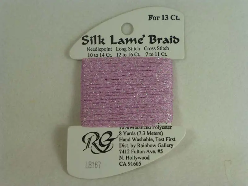 Silk Lame Braid Lb167 Pink Lady 1