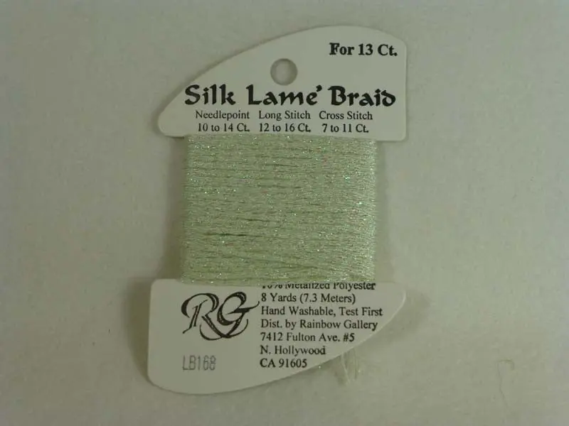 Silk Lame Braid Lb168 Seafoam 1
