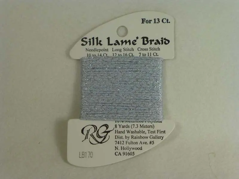 Silk Lame Braid Lb170 Blue Fog 1