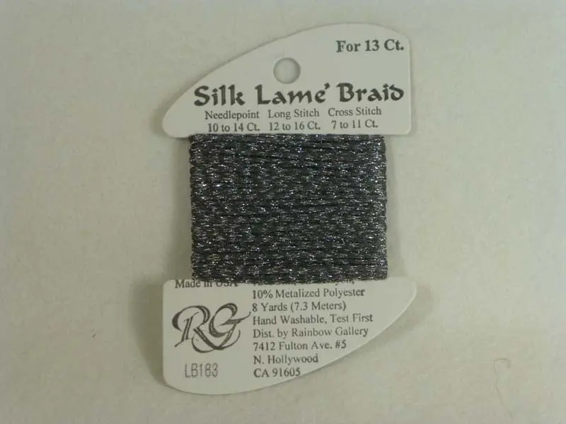 Silk Lame Braid Lb183 Grey Stone 1