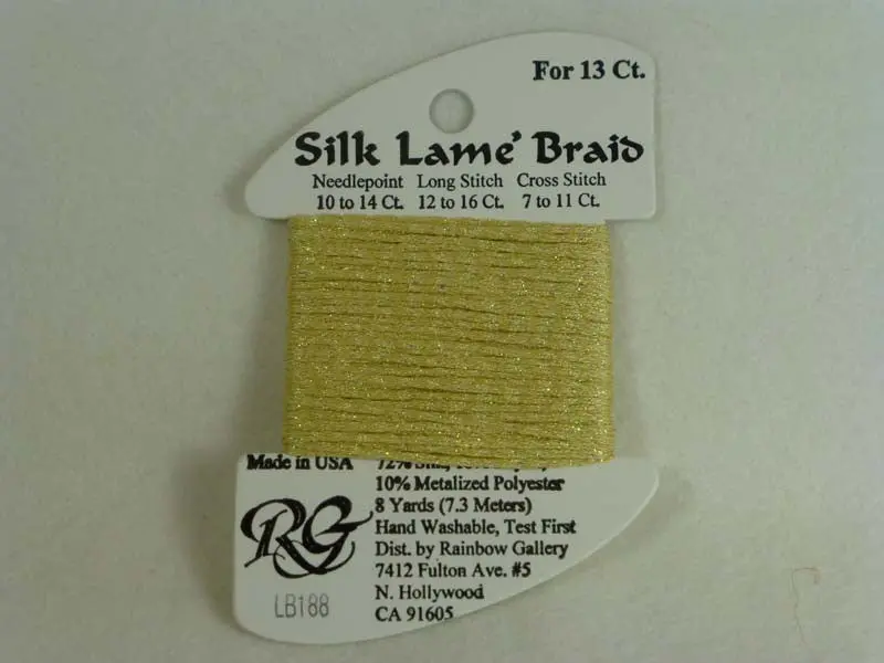 Silk Lame Braid Lb188 Vanilla 1