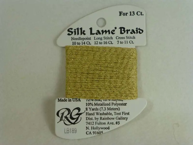 Silk Lame Braid Lb189 Banana Crepe 1