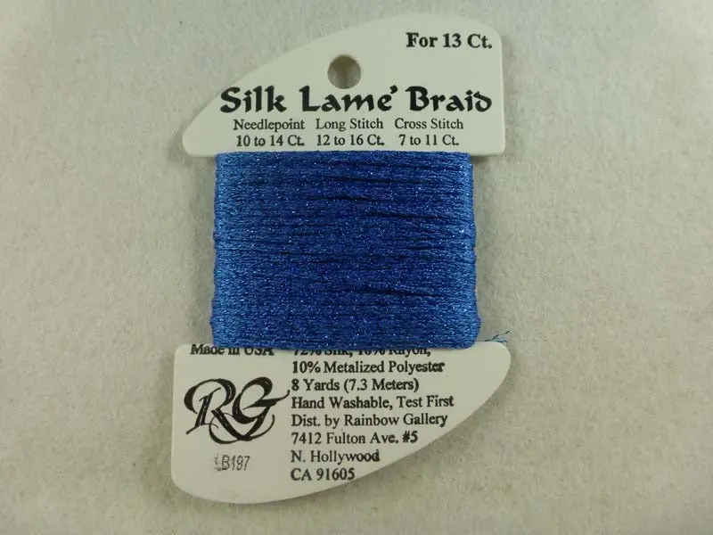 Silk Lame Braid Lb197 Star Sapphire 1