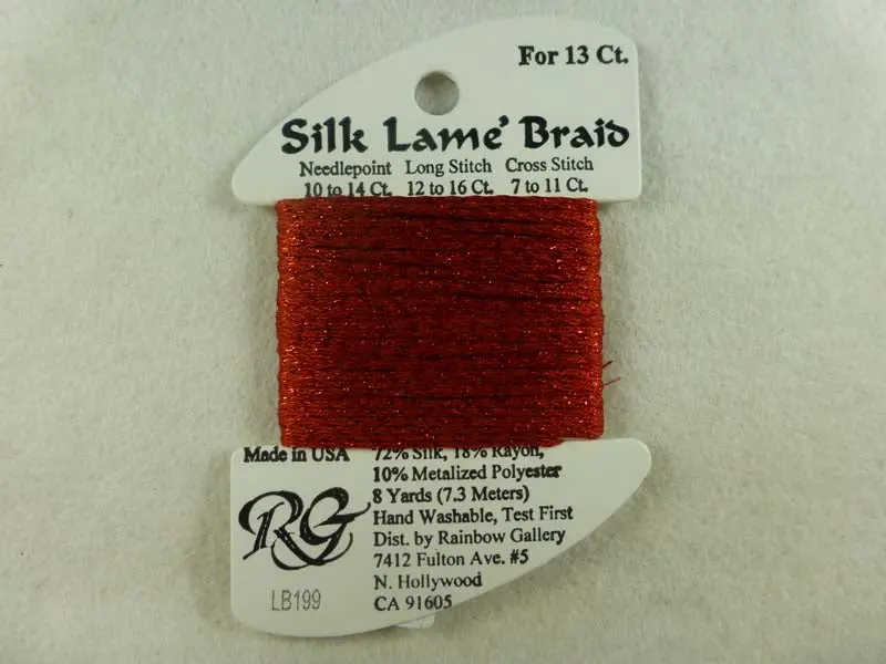 Silk Lame Braid Lb199 Picante 1