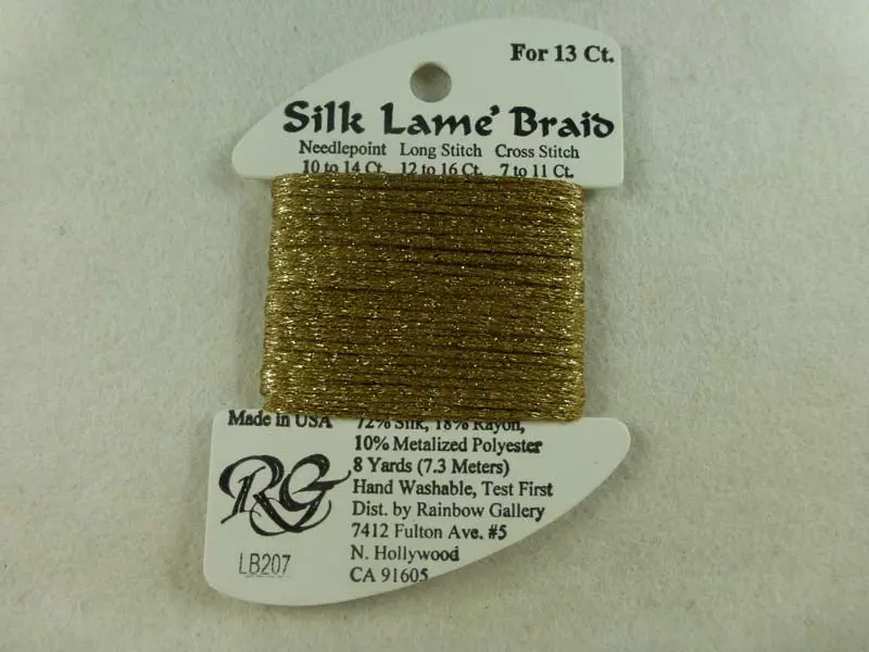 Silk Lame Braid Lb207 Prairie Dust 1