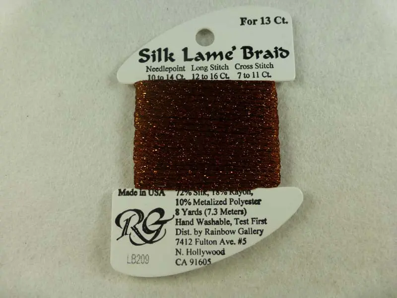 Silk Lame Braid Lb209 Ginger Bread 1