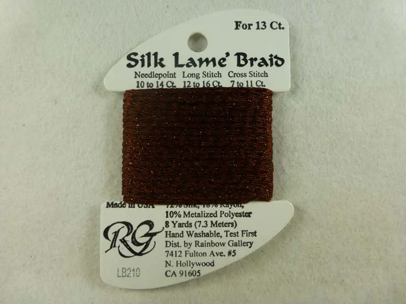 Silk Lame Braid Lb210 Cappuccino 1