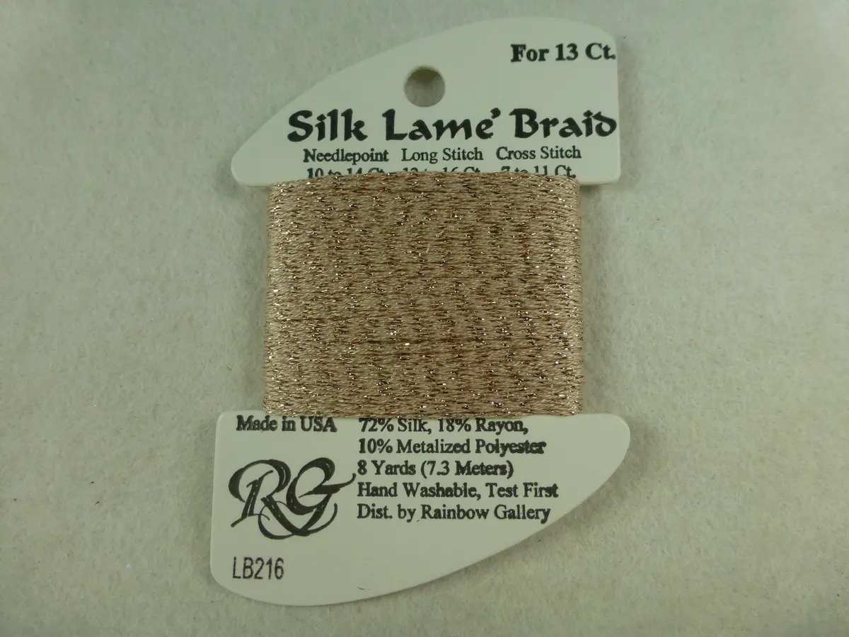 Silk Lame Braid Lb216 Touch Of Tan 1