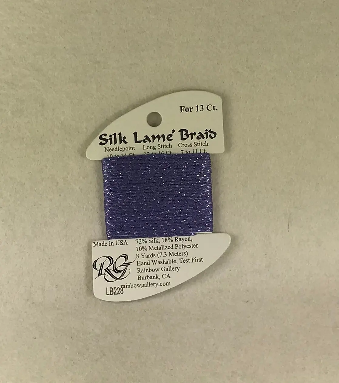 Silk Lame Braid Lb228 Passion Flower 1