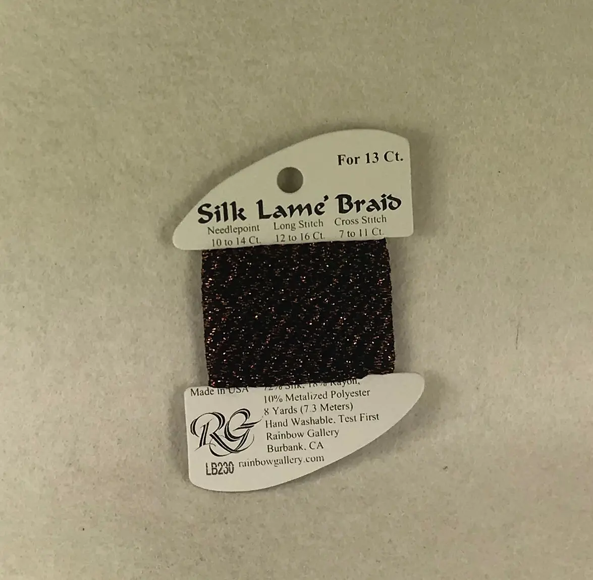 Silk Lame Braid Lb230 Bronze 1