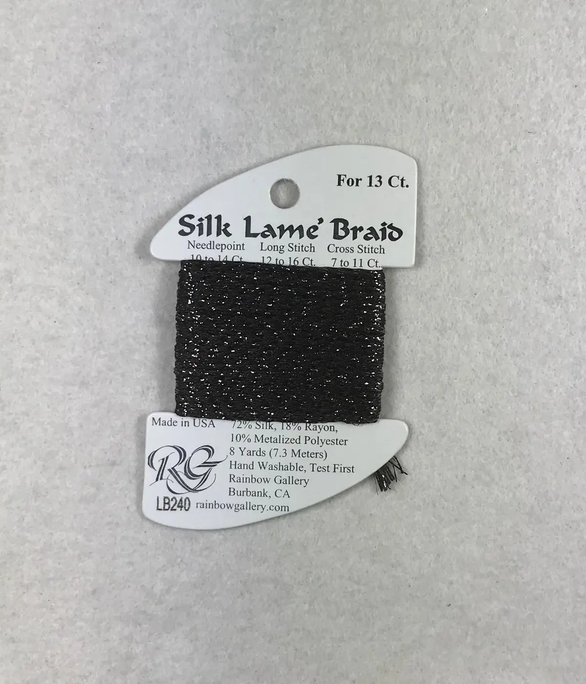 Silk Lame Braid Lb240 Seal Skin 1