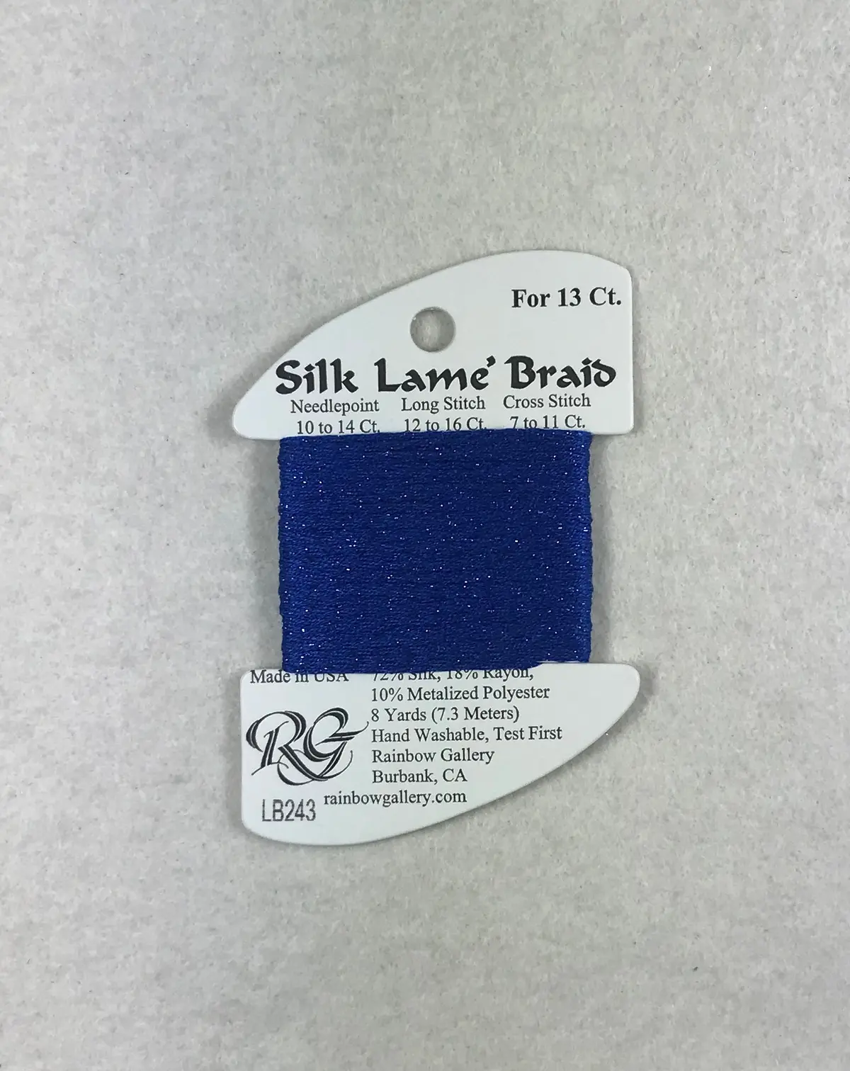 Silk Lame Braid Lb243 Suddenly Sapphire 1
