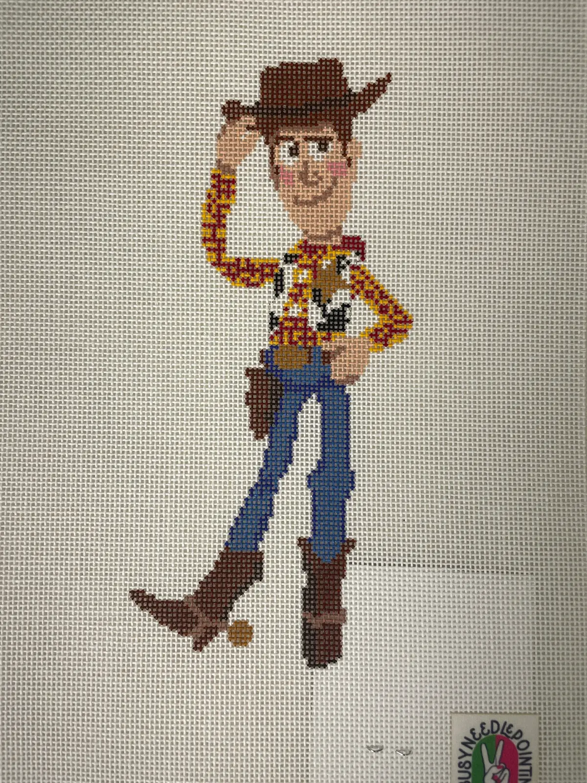 * 2Busyneedlepointing  Rootin' Tootin' Cowboy 1