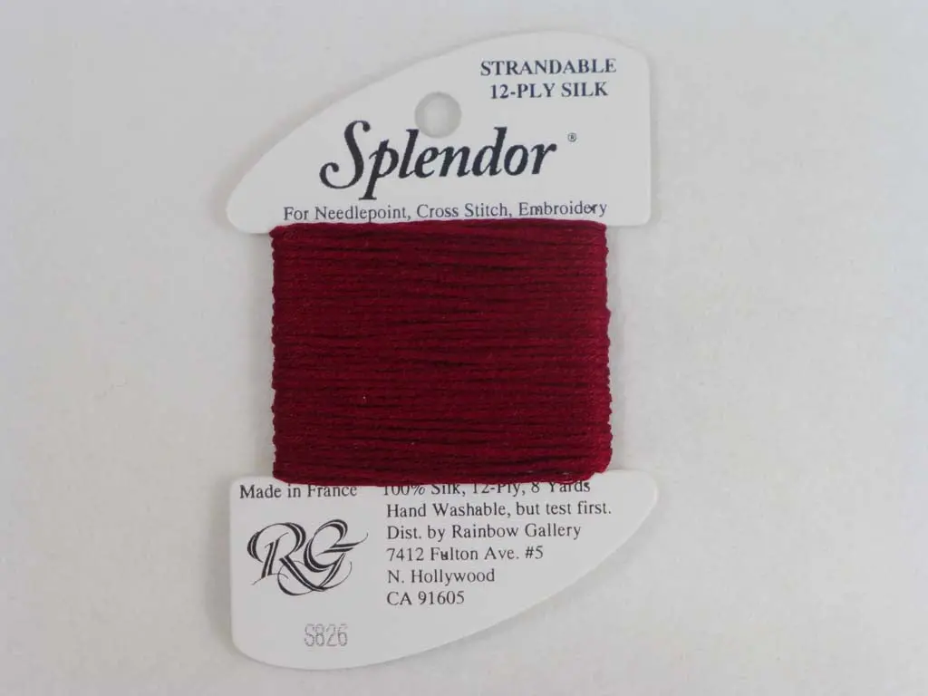 Splendor S826 Burgundy 1