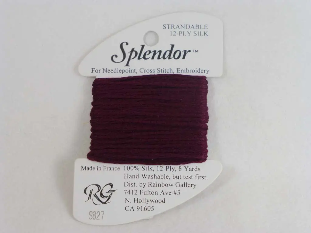 Splendor S827 Dark Burgundy 1