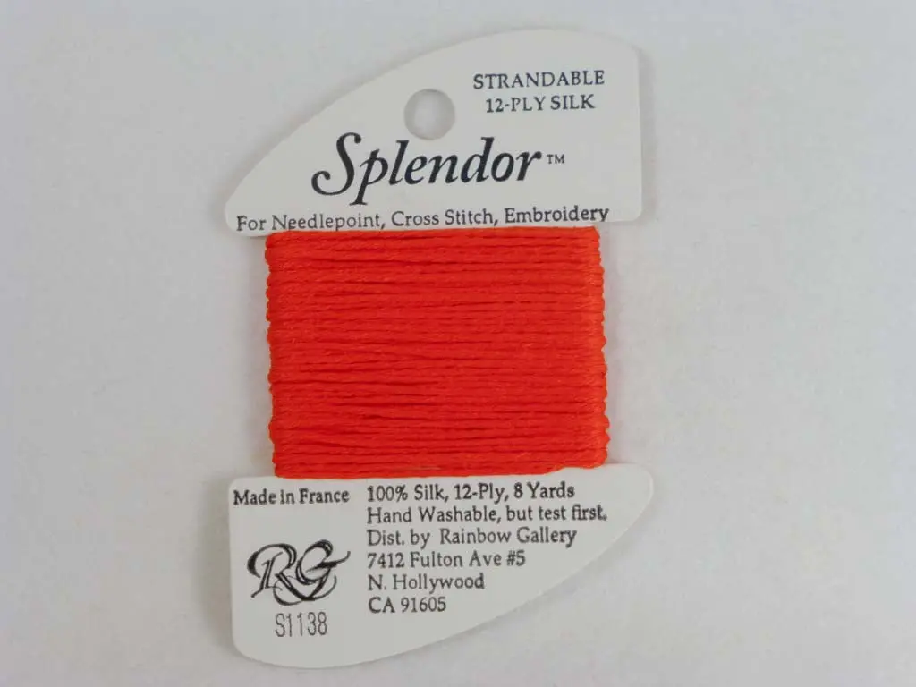 Splendor S1138 Brite Orange Red 1