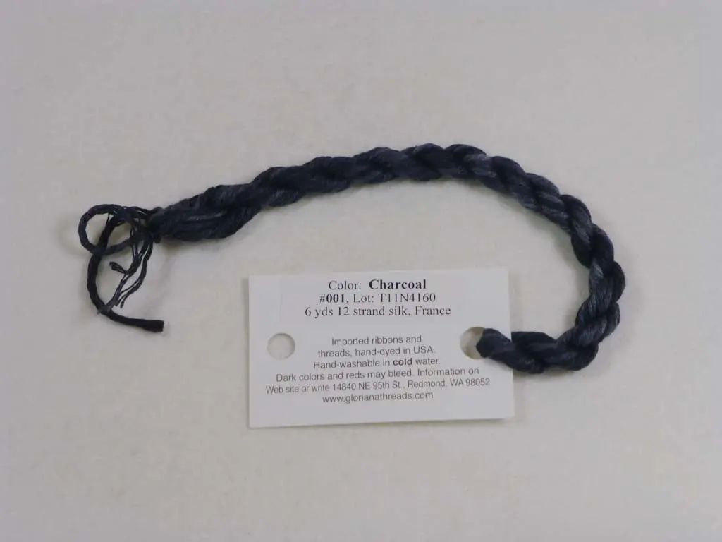 Gloriana Silk Floss 001 Charcoal 1