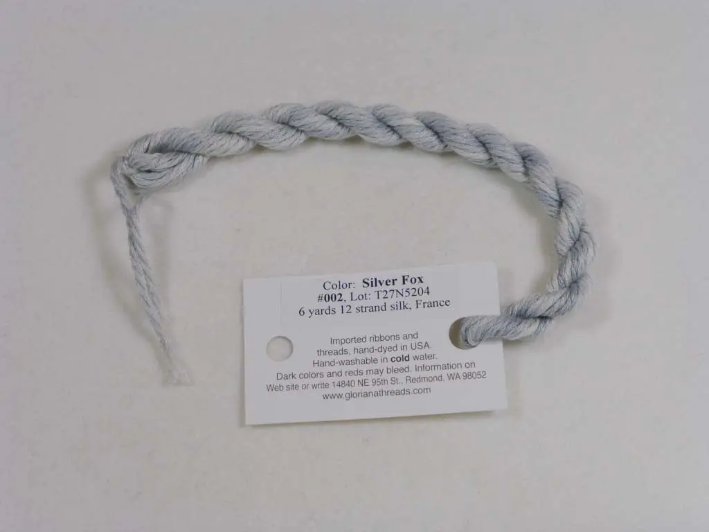 Gloriana Silk Floss 002 Silver Fox 1