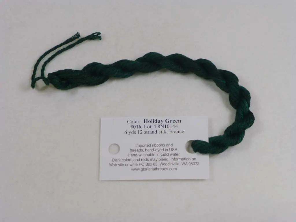 Gloriana Silk Floss 016 Holiday Green 1