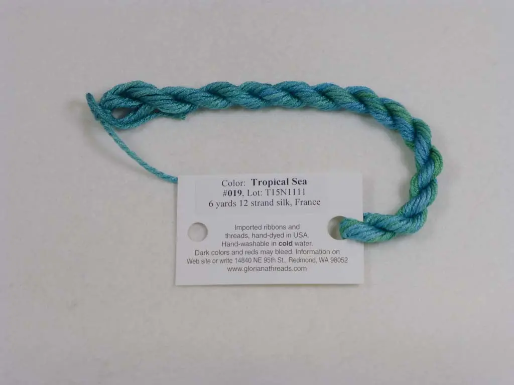 Gloriana Silk Floss 019 Tropical Sea 1