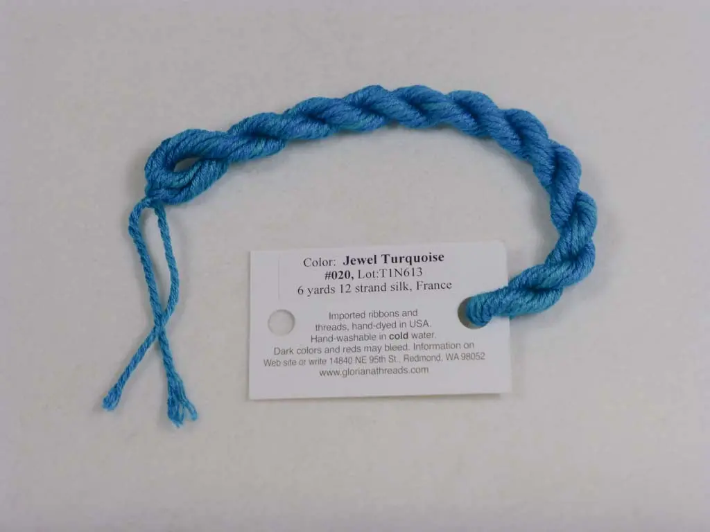 Gloriana Silk Floss 020 Jewel Turquoise 1