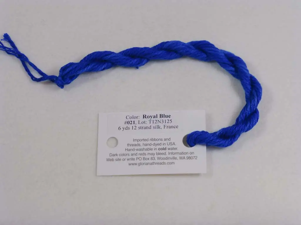 Gloriana Silk Floss 021 Royal Blue 1