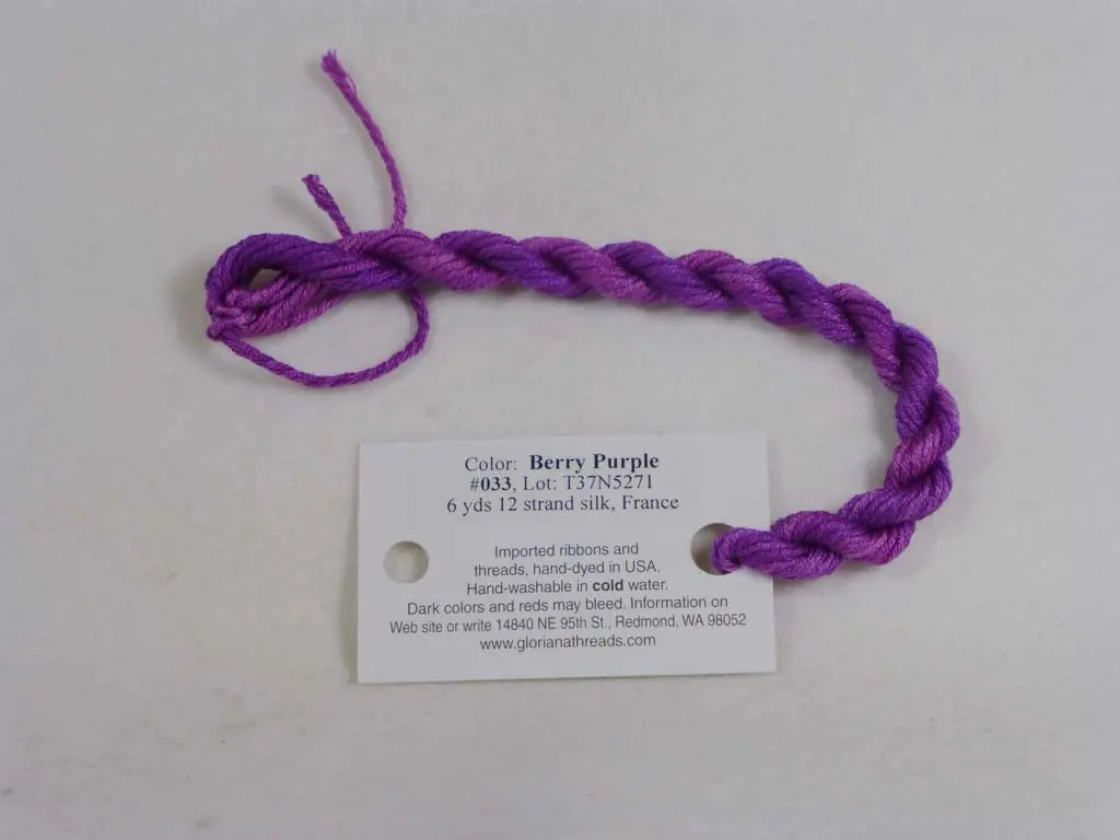Gloriana Silk Floss 033 Berry Purple 1