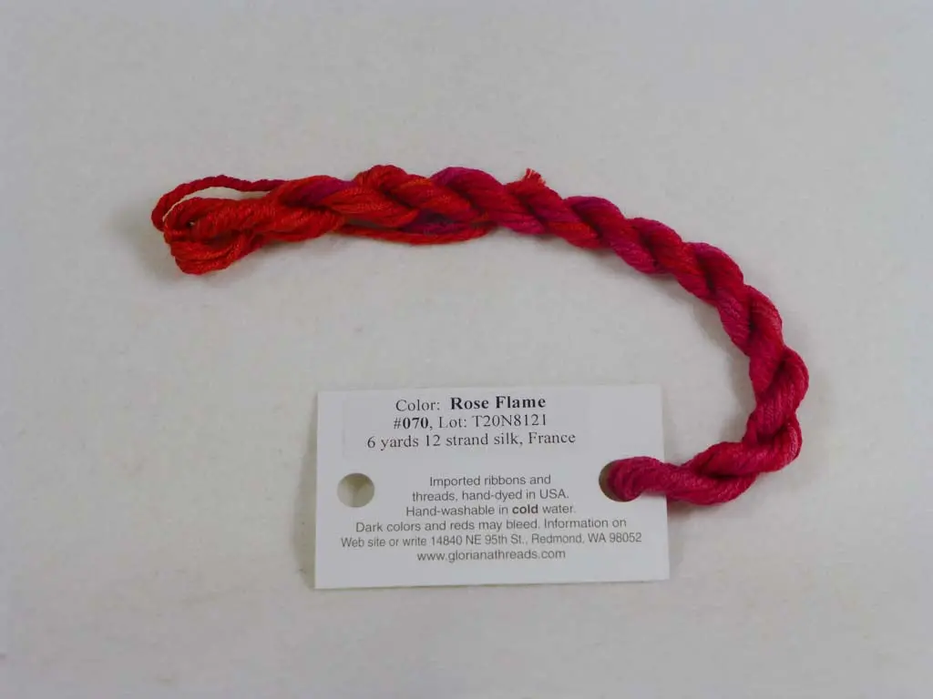 Gloriana Silk Floss 070 Rose Flame 1