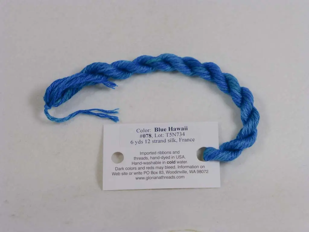 Gloriana Silk Floss 078 Blue Hawaii 1
