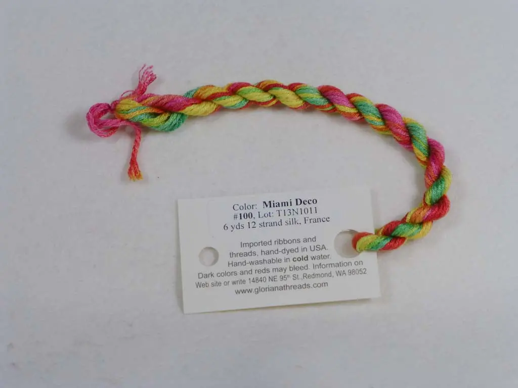 Gloriana Silk Floss 100 Miami Deco 1