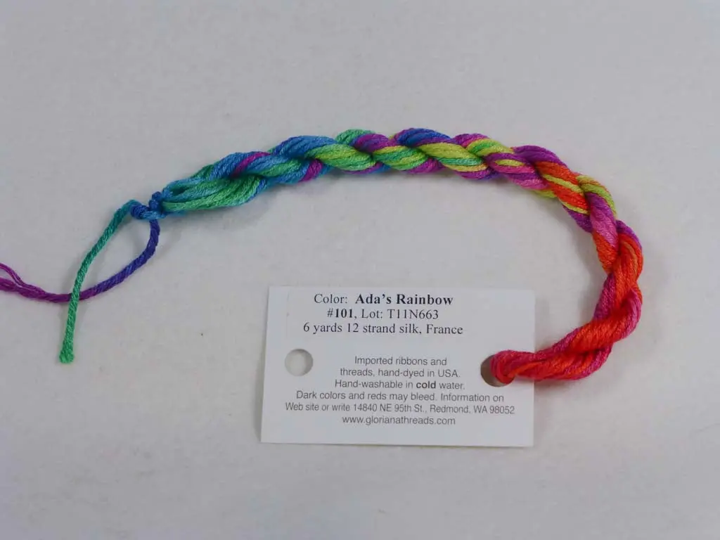 Gloriana Silk Floss 101 Ada's Rainbow 1
