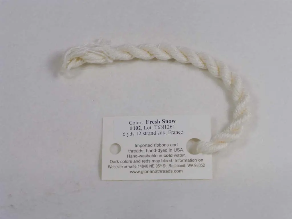 Gloriana Silk Floss 102 Fresh Snow 1