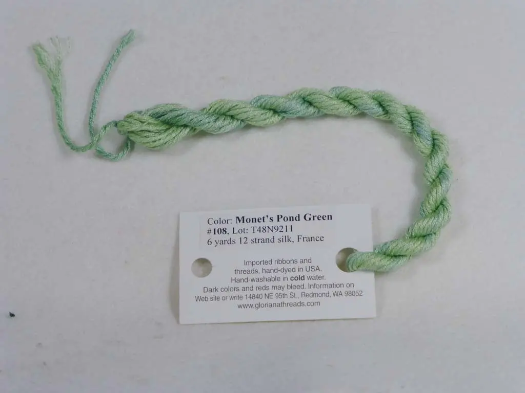 Gloriana Silk Floss 108 Monet's Pond Green 1