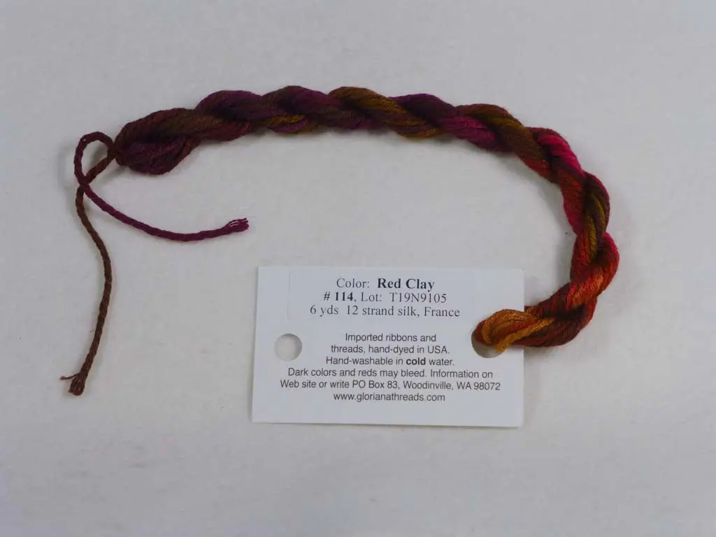 Gloriana Silk Floss 114 Red Clay 1