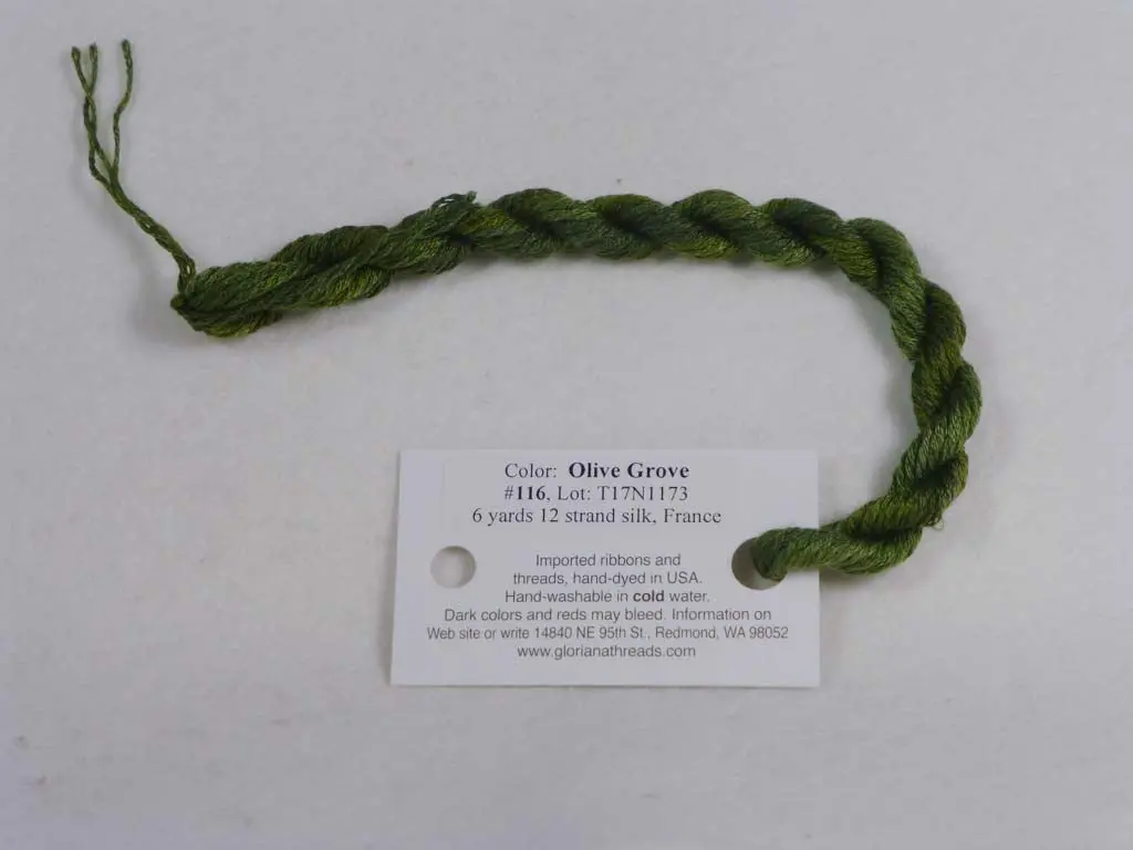 Gloriana Silk Floss 116 Olive Grove 1