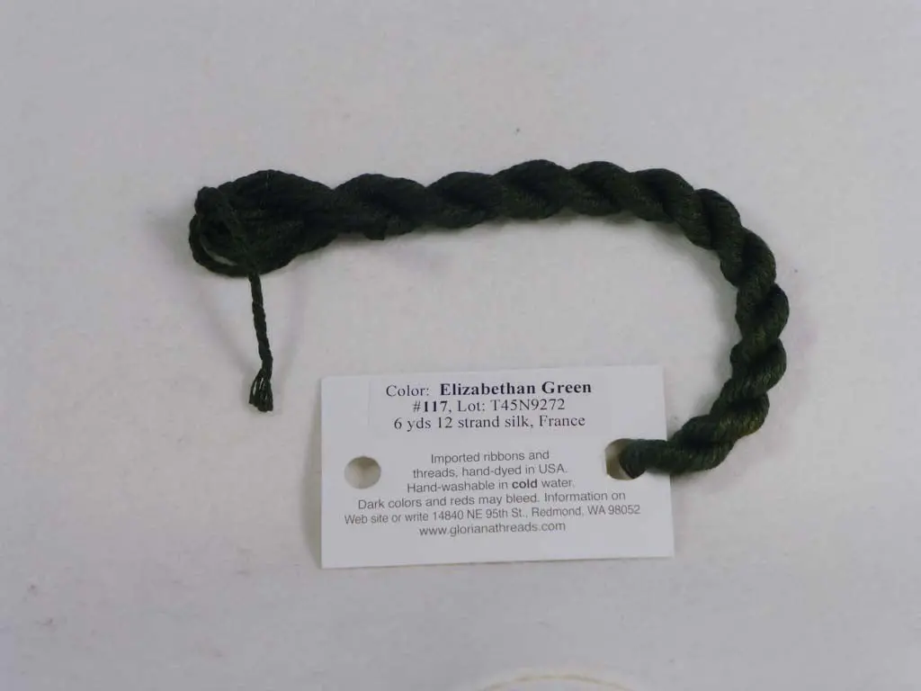 Gloriana Silk Floss 117 Elizabethan Green 1