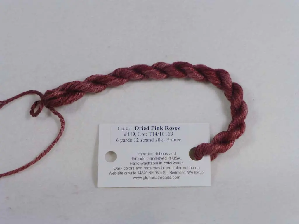 Gloriana Silk Floss 119 Dried Pink Roses 1