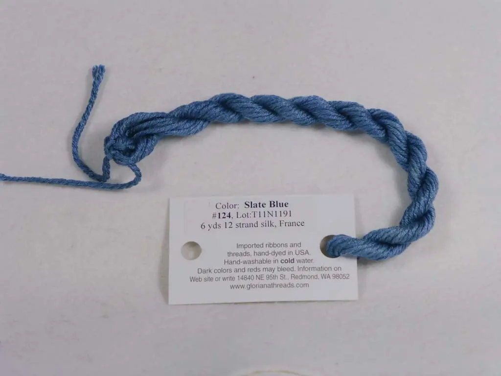 Gloriana Silk Floss 124 Slate Blue 1