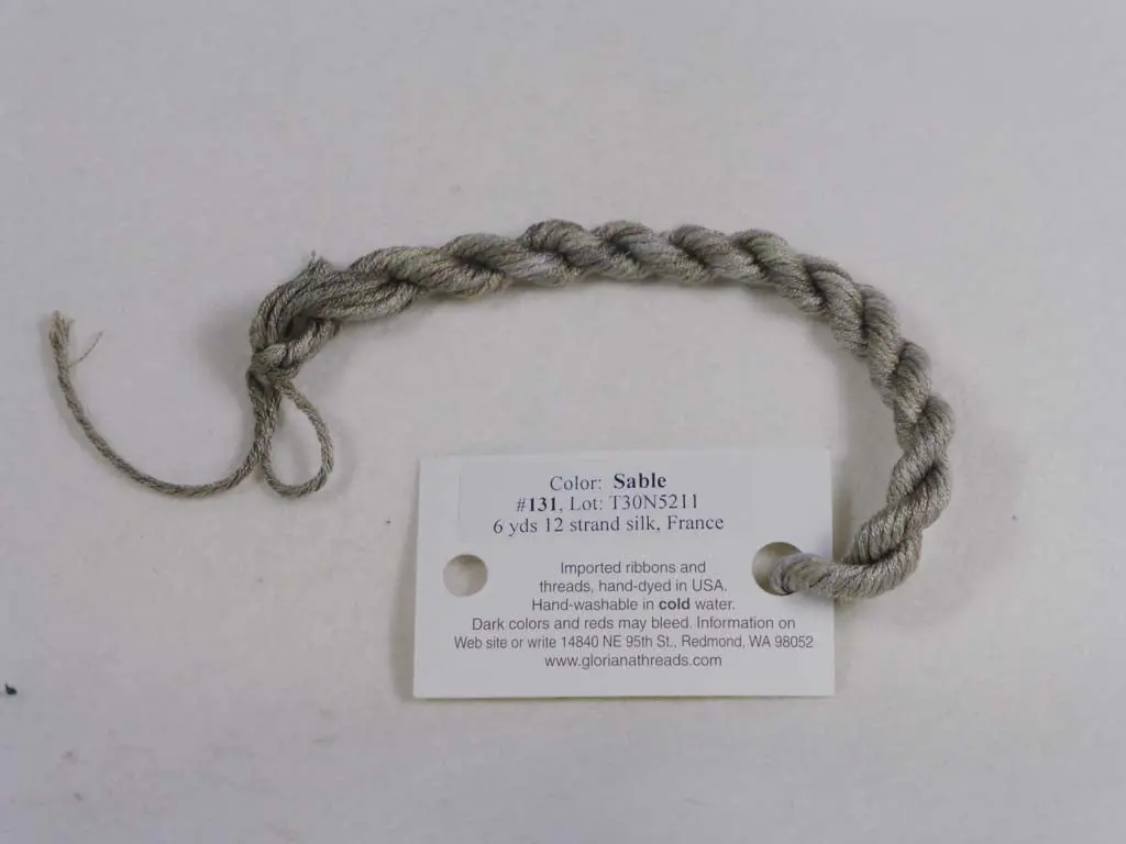 Gloriana Silk Floss 131 Sable 1