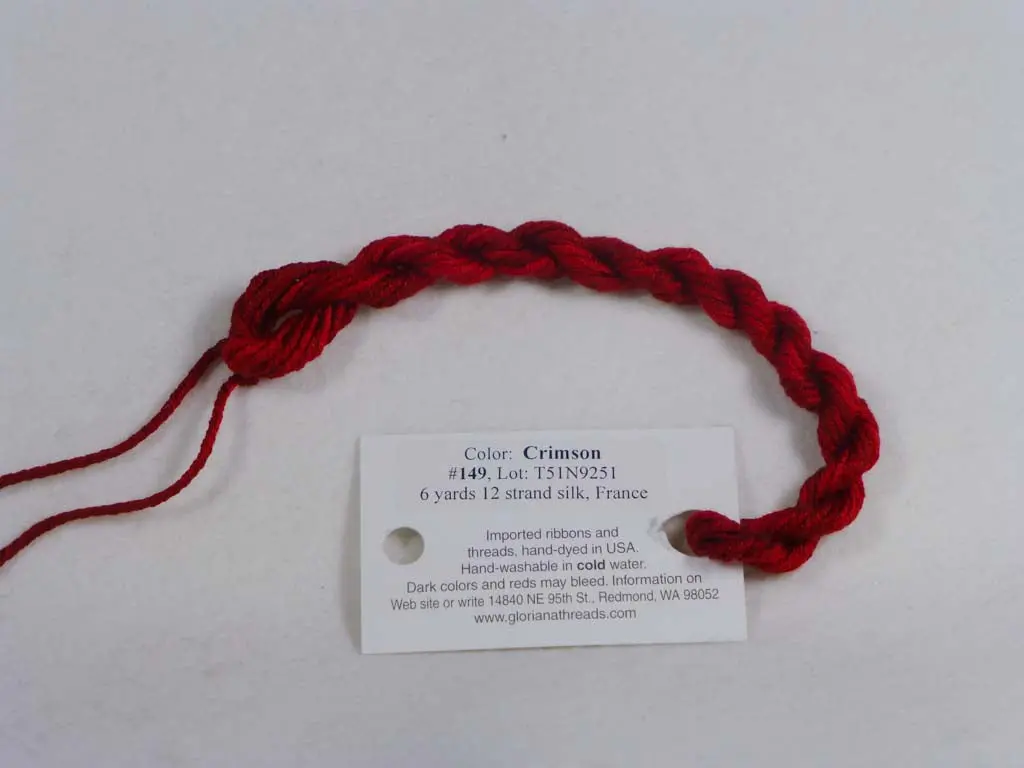 Gloriana Silk Floss 149 Crimson 1