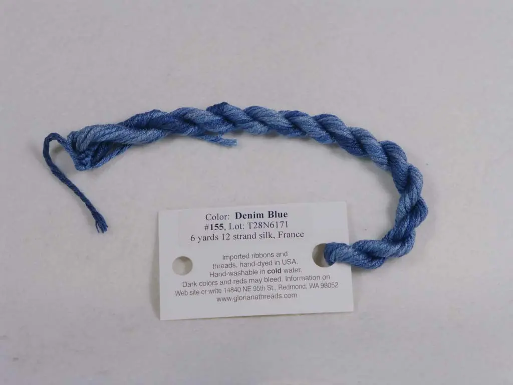 Gloriana Silk Floss 155 Demin Blue 1