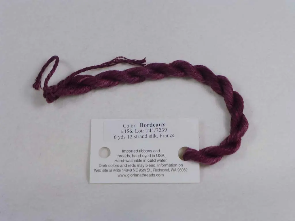 Gloriana Silk Floss 156 Bordeaux 1