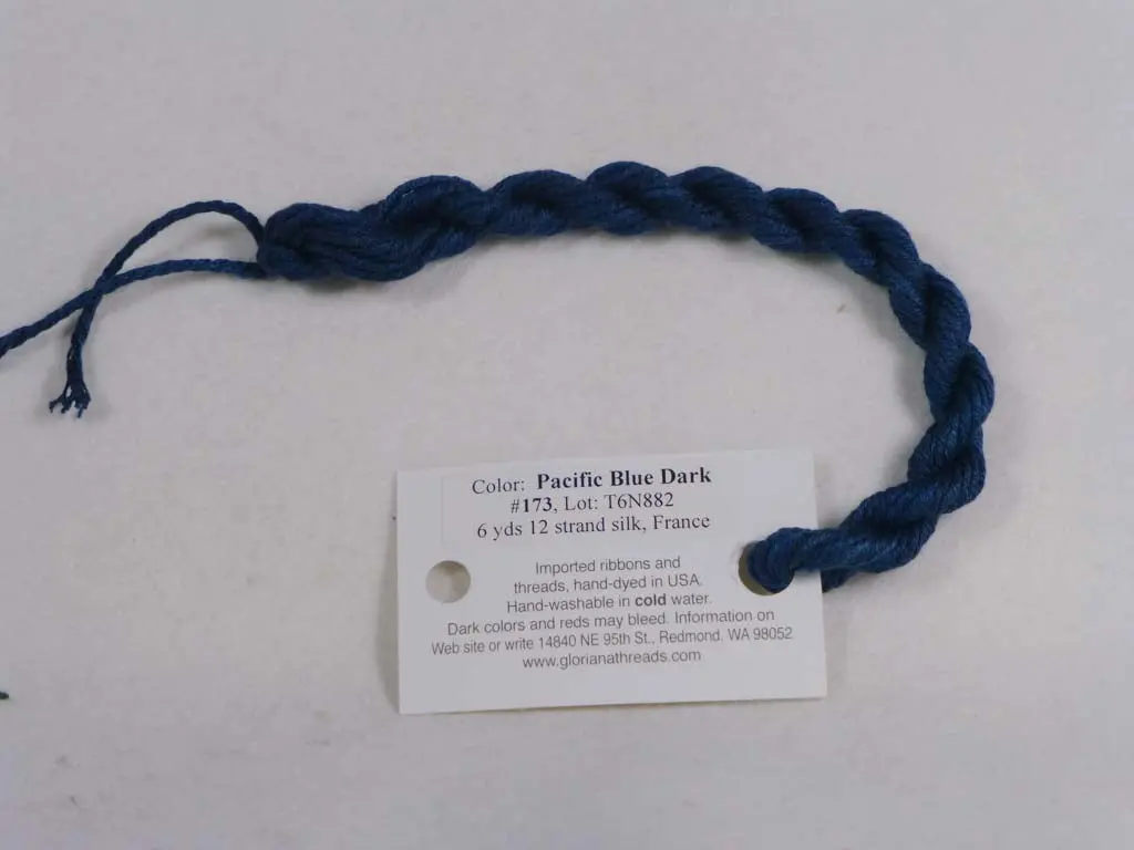 Gloriana Silk Floss 173 Pacific Blue Dark 1