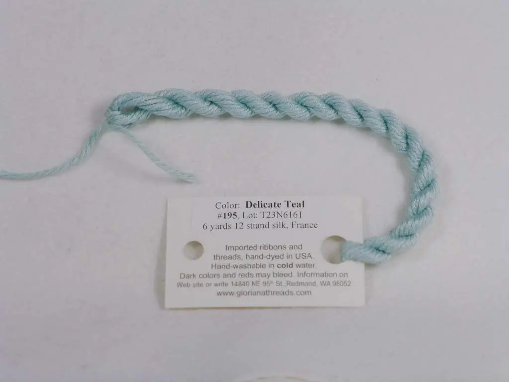 Gloriana Silk Floss 195 Delicate Teal 1