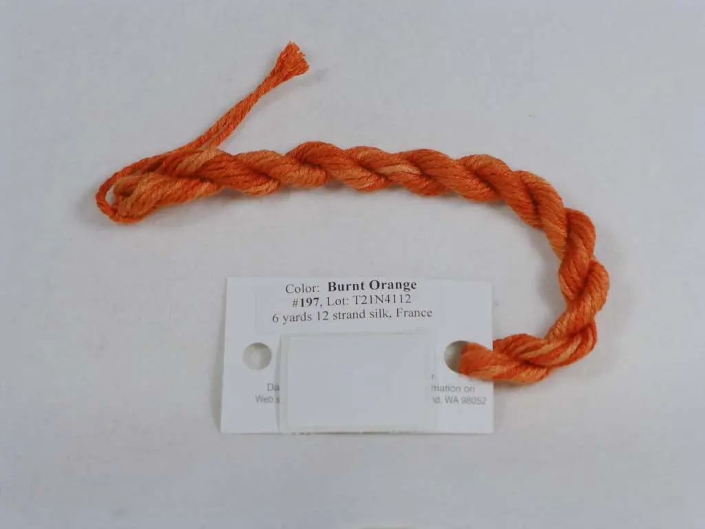 Gloriana Silk Floss 197 Burnt Orange 1