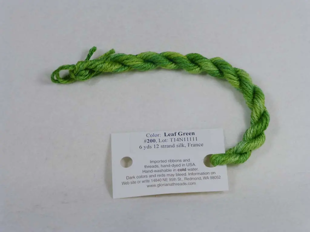 Gloriana Silk Floss 200 Leaf Green 1