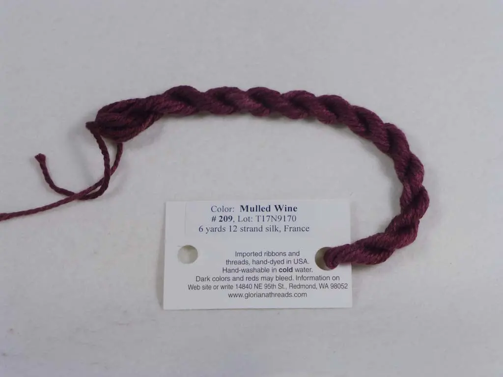 Gloriana Silk Floss 209 Mulled Wine 1