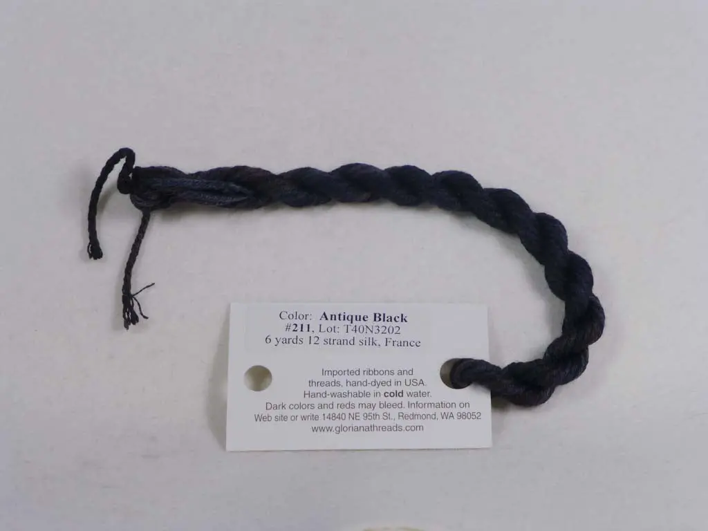 Gloriana Silk Floss 211 Antique Black 1