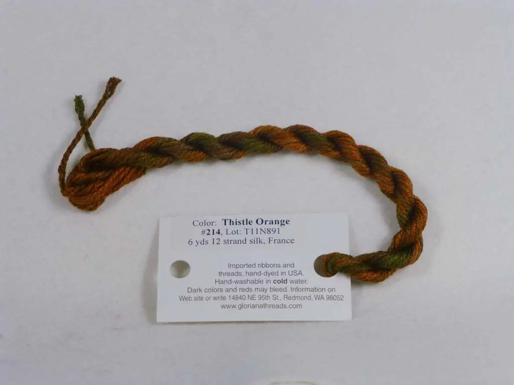 Gloriana Silk Floss 214 Thistle Orange 1