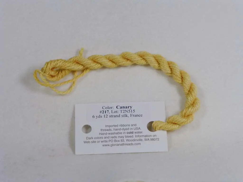 Gloriana Silk Floss 217 Canary 1